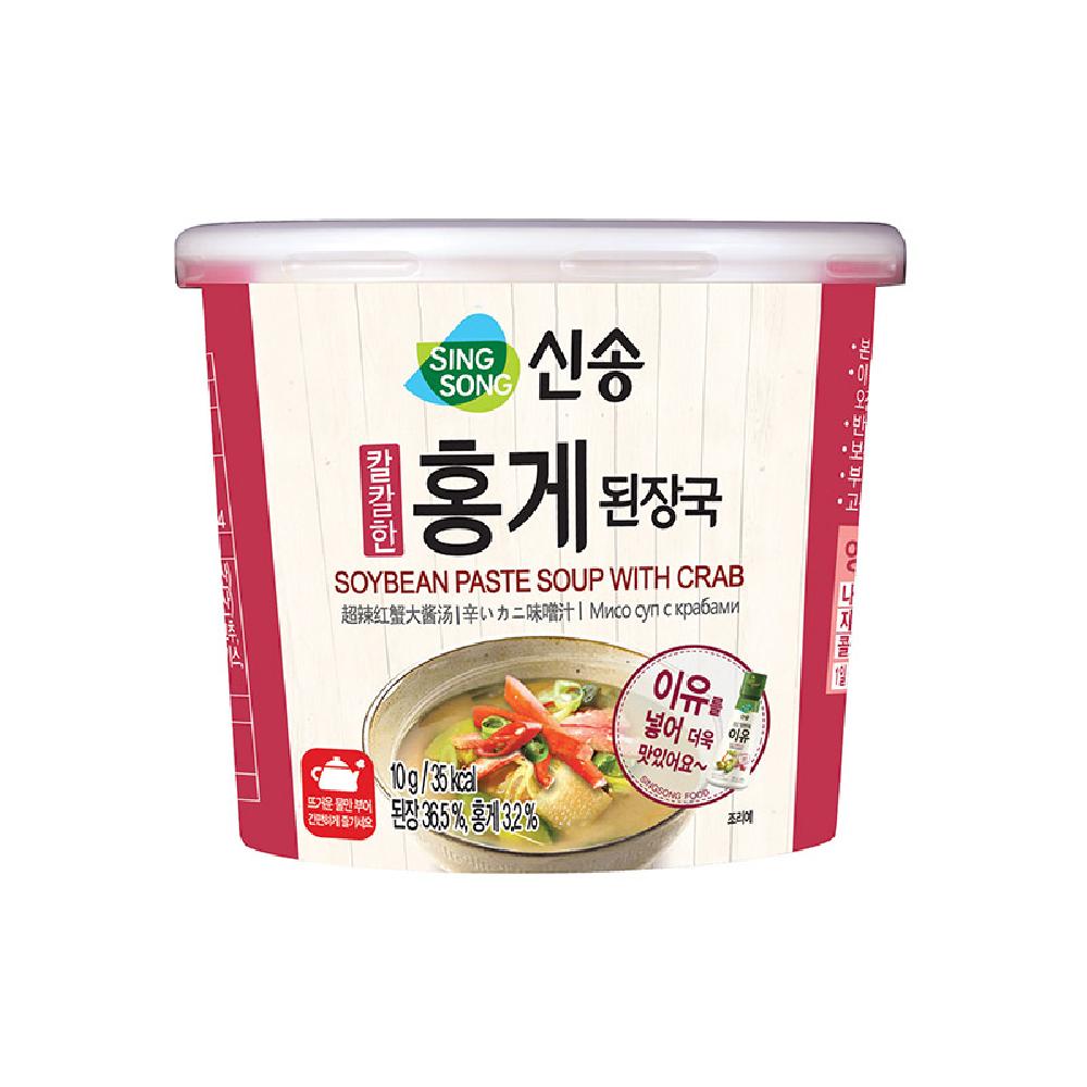 Soybean paste Cup soup(Crab)