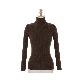full image op4006 Belt construction Polar neck knit and check pattern skirt set two piece set