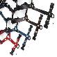 detail image2 Retro leather black harness(Blue)