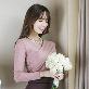full image [Attrangs] Feminine Shirring T-shirt ​