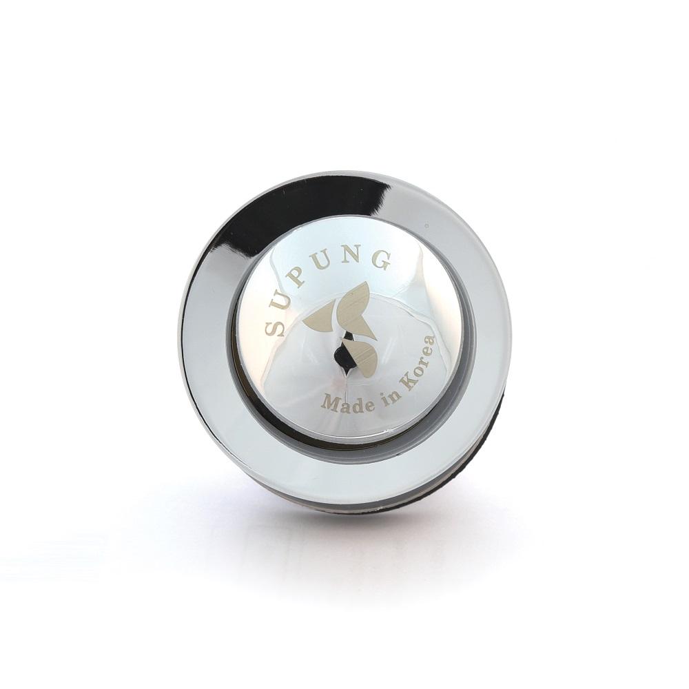 [SUPUNG] Bathtub Pushdown Pop Up Stopper with Overflow (Button Touch Type)