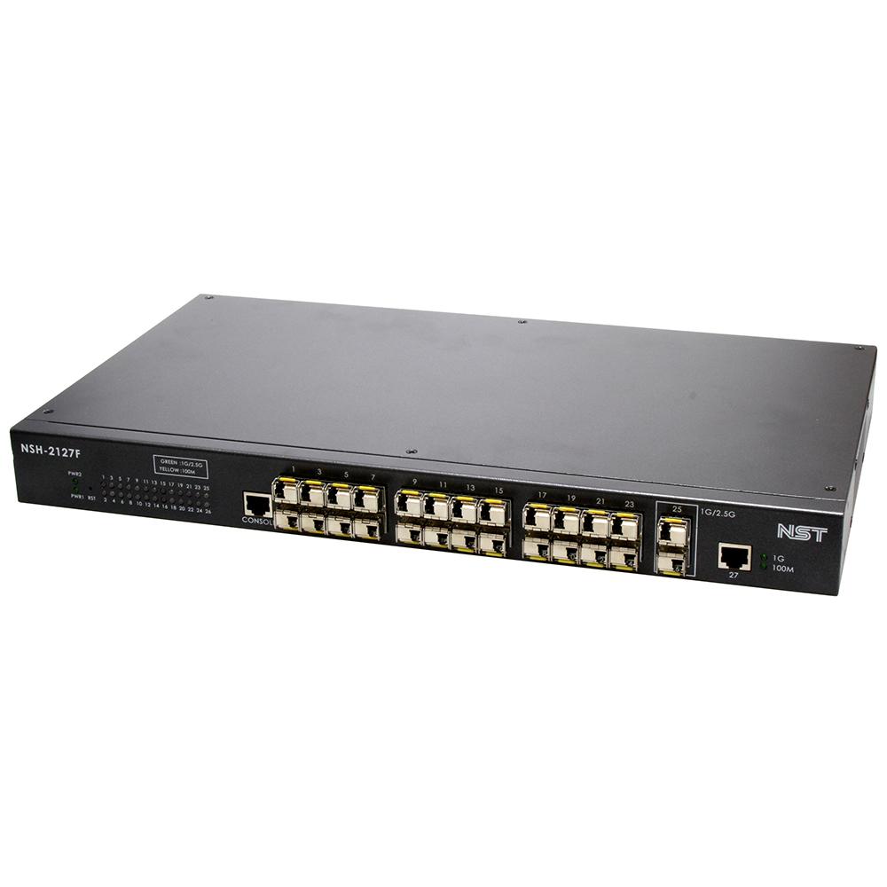 NST Ethernet Switch NSH-2127F - Enterprise Switch, High-speed Gigabit Ethernet Switch