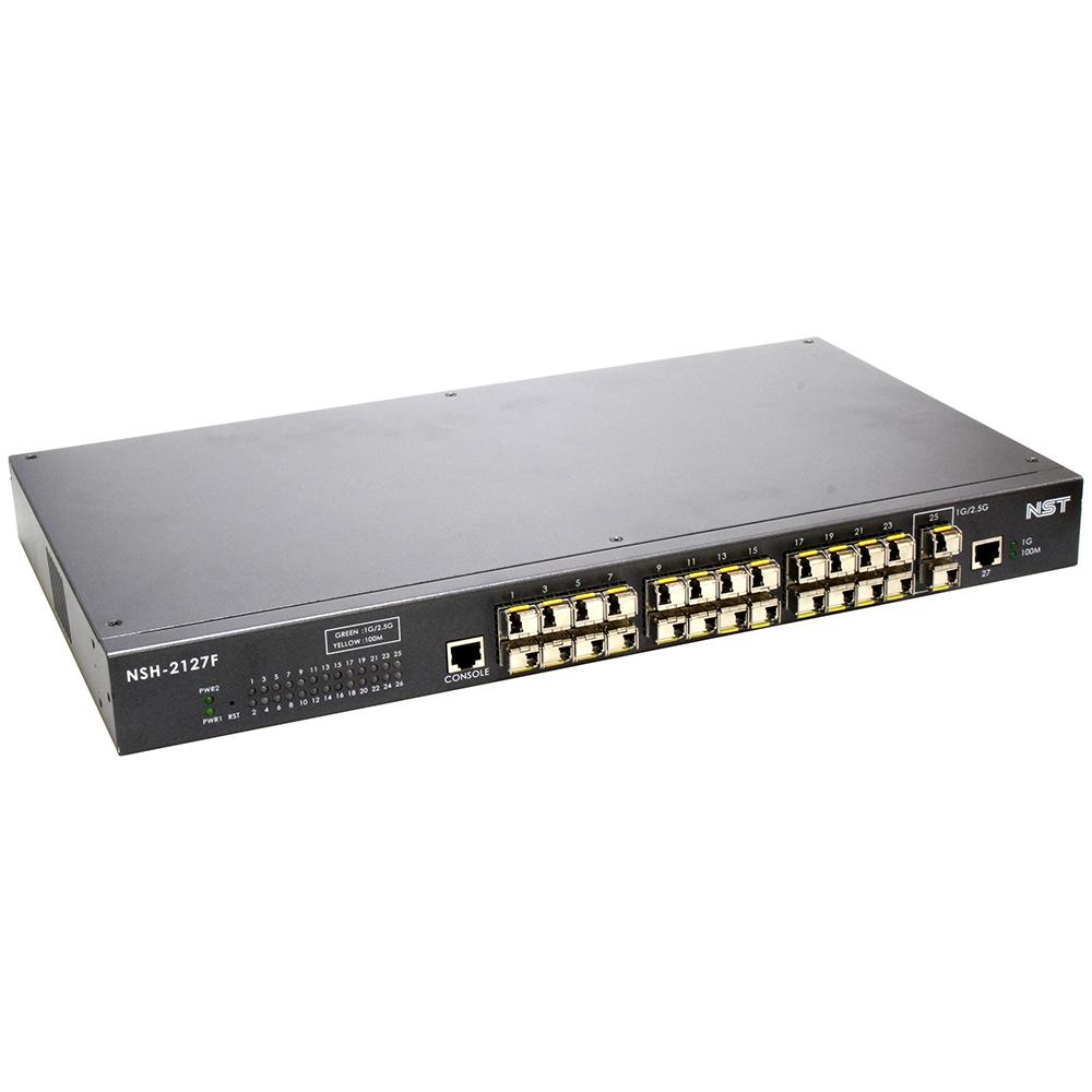 NST Ethernet Switch NSH-2127F - Enterprise Switch, High-speed Gigabit Ethernet Switch