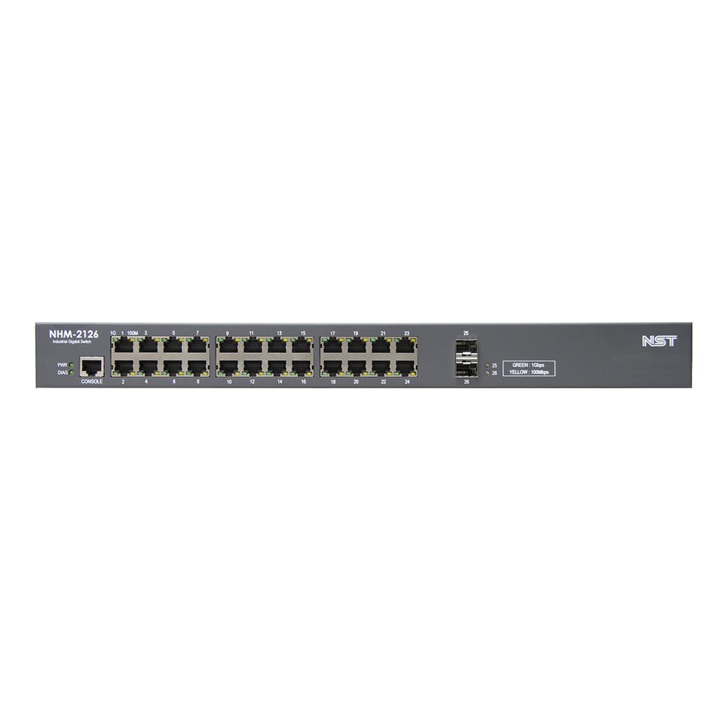 NHM-2126 designed for use in harsh environments and to build reliable and secure network