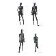 detail image1 FEMALE WINDOW MANNEQUINS (Basic - white, black, beige, grey. or designated color)
