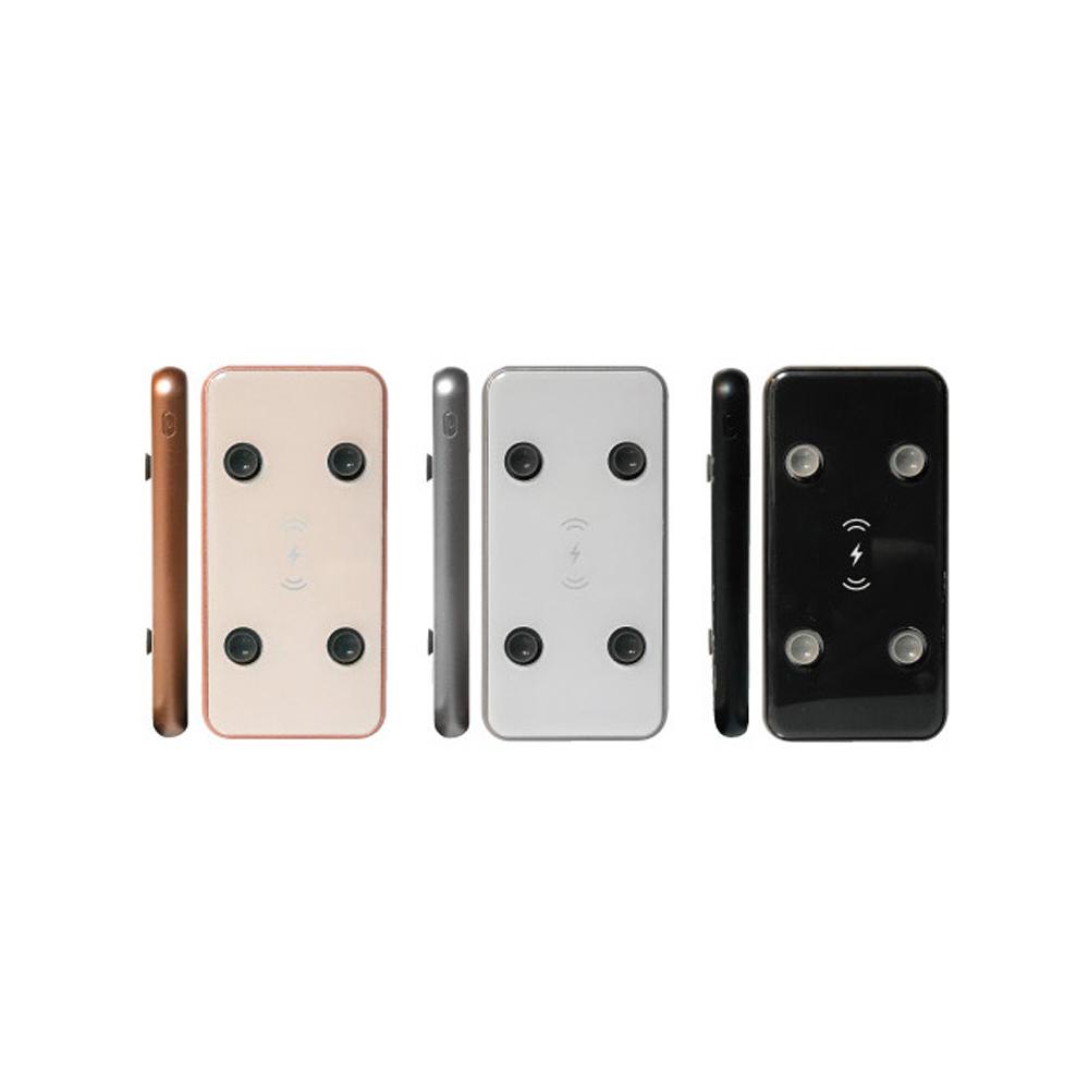 Octocell 5000mAh Wireless Dual USB Quick Charge Power Bank / Silver Color