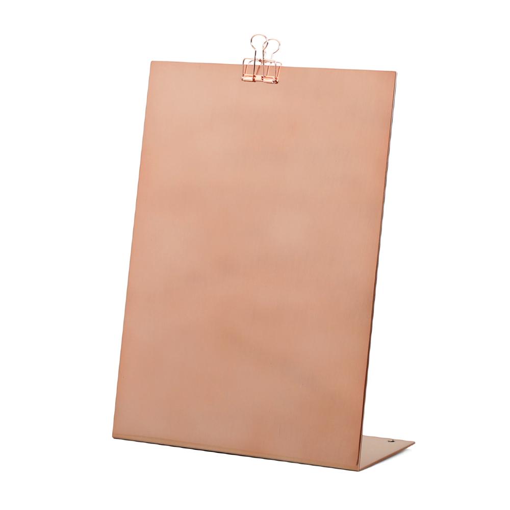 BONES A4 Stand POP Metal Menu Pad