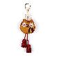 detail image4 Multi Color Handmade Owl keychain