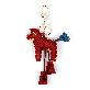 full image Multi Color Handmade Cat keychain