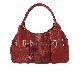 full image cowhide patternpoint shoulder bag