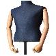 full image BOLD Male Torso Mannequin Stand  w/ Wooden Arms & Steel Tripod