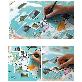 detail image3 Dream Sky Nation-Map Decorative Coloring Painting DIY Paper Continent Map - Mexico