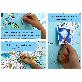 detail image4 Dream Sky D-MAP Decorative Coloring Painting DIY Paper World Map - Coral PINK