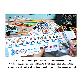 detail image3 Dream Sky D-MAP Decorative Coloring Painting DIY Paper World Map - Ocean BLUE