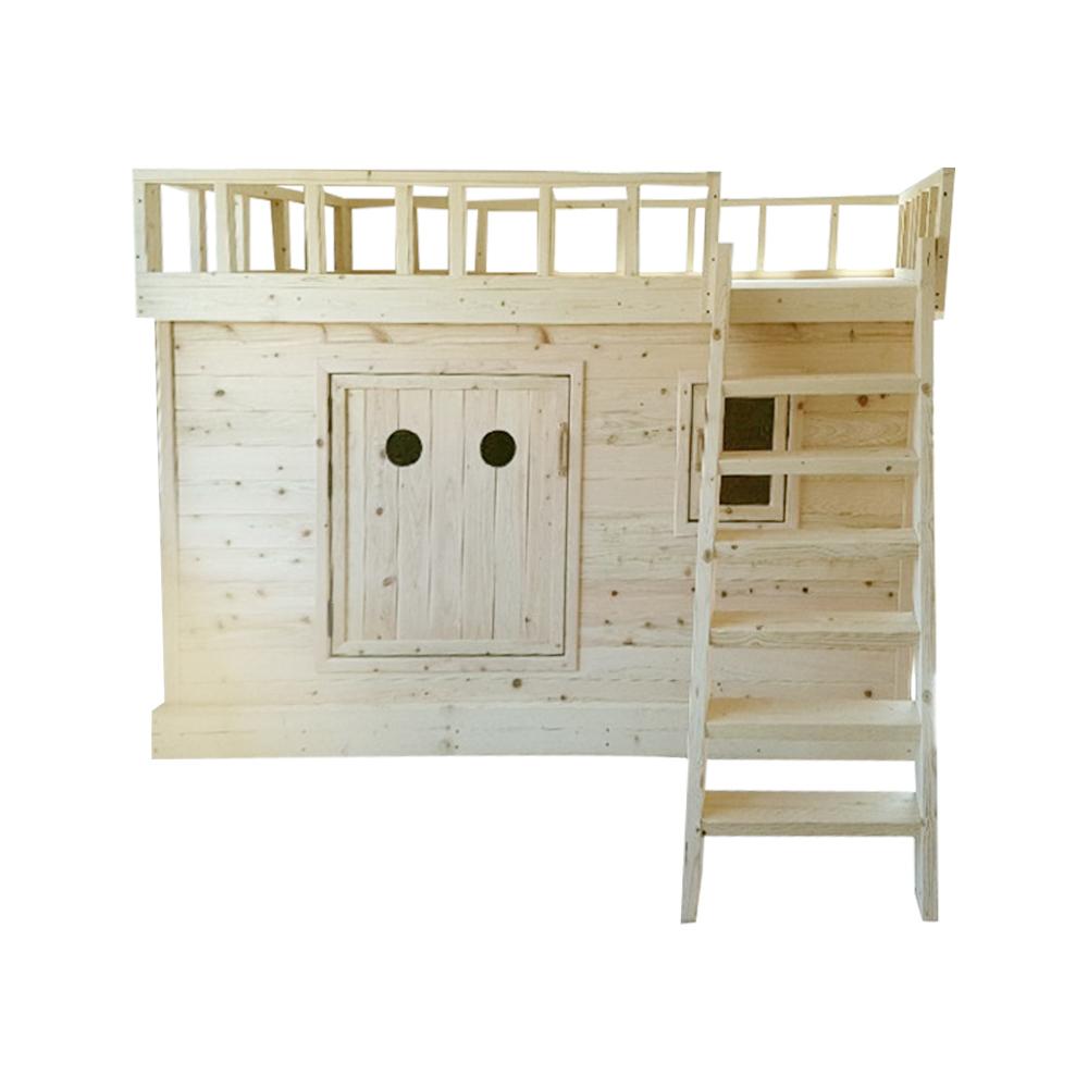 A cypress sauna