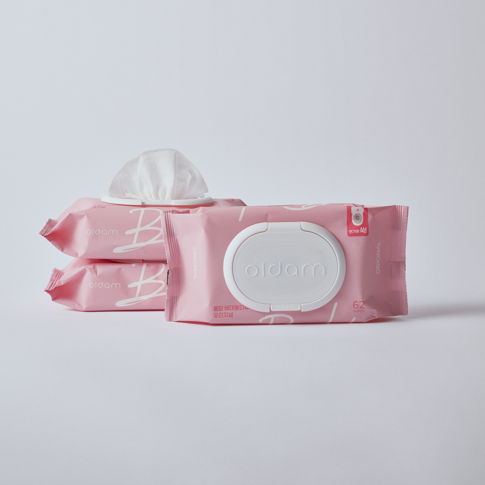 Oldam Flushable Bidet Original Wet Wipes