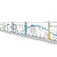 full image Aluminum bridge rail