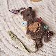 full image Portable mini sensory comfort "bear doll" - a gift box package (Beep)