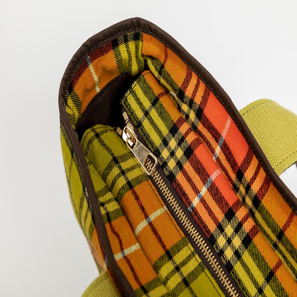 OrangeMix Check Bag