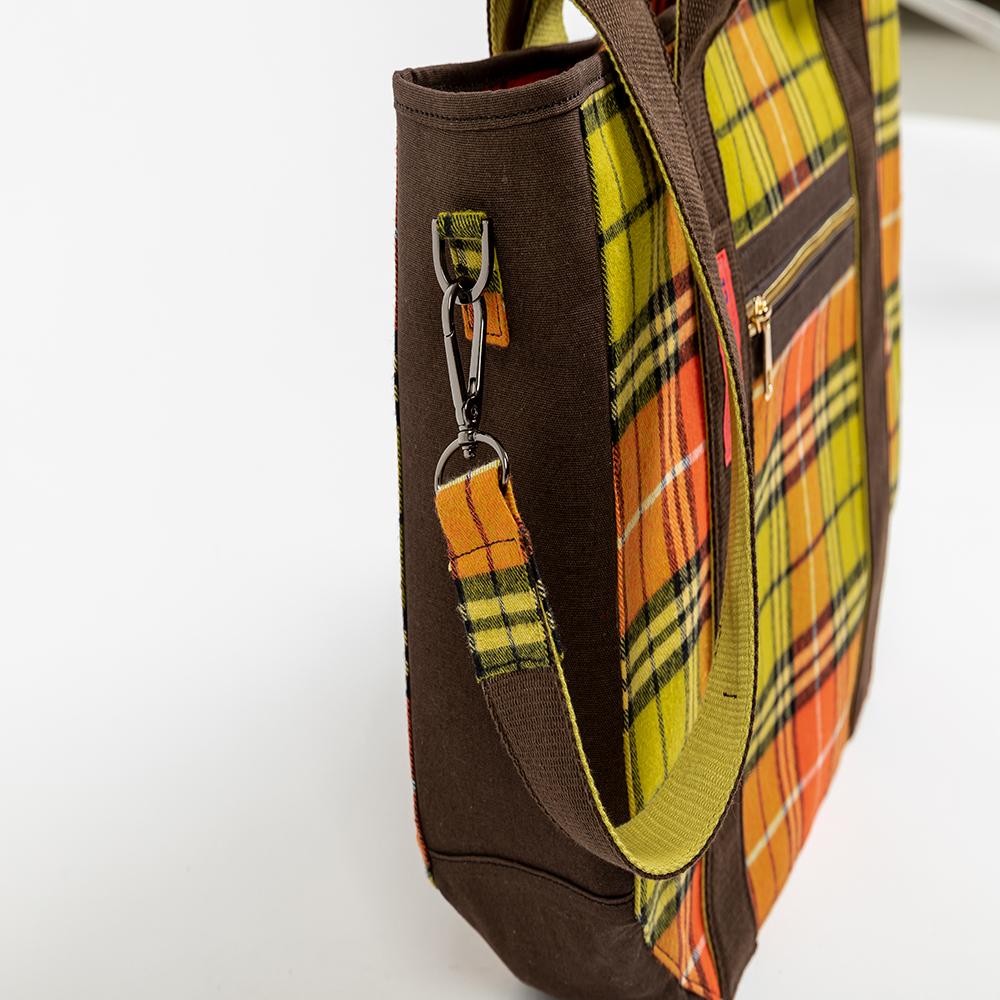 OrangeMix Check Bag