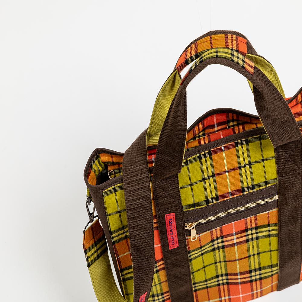 OrangeMix Check Bag