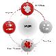 full image Heat storage microcapsules including phase change material PCM