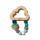 detail image4 Korean Wooden Teething Toy Company, HINOKI WOODEN TEETHER TOY with Rattle
