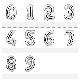 detail image3 Balloon for an event and a birthday shaped numbers (silver)