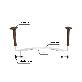detail image1 ABLELIKE Care Handle 3 - G (Seat Type Toilet Handrail)