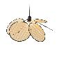 full image Windmil lattan No.1 pendant light