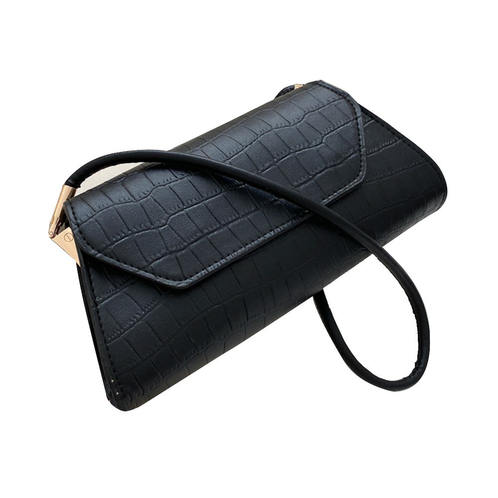 2021 Simple Design Underarm Purse Women Shoulder Stone Pattern Pu Leather Bags