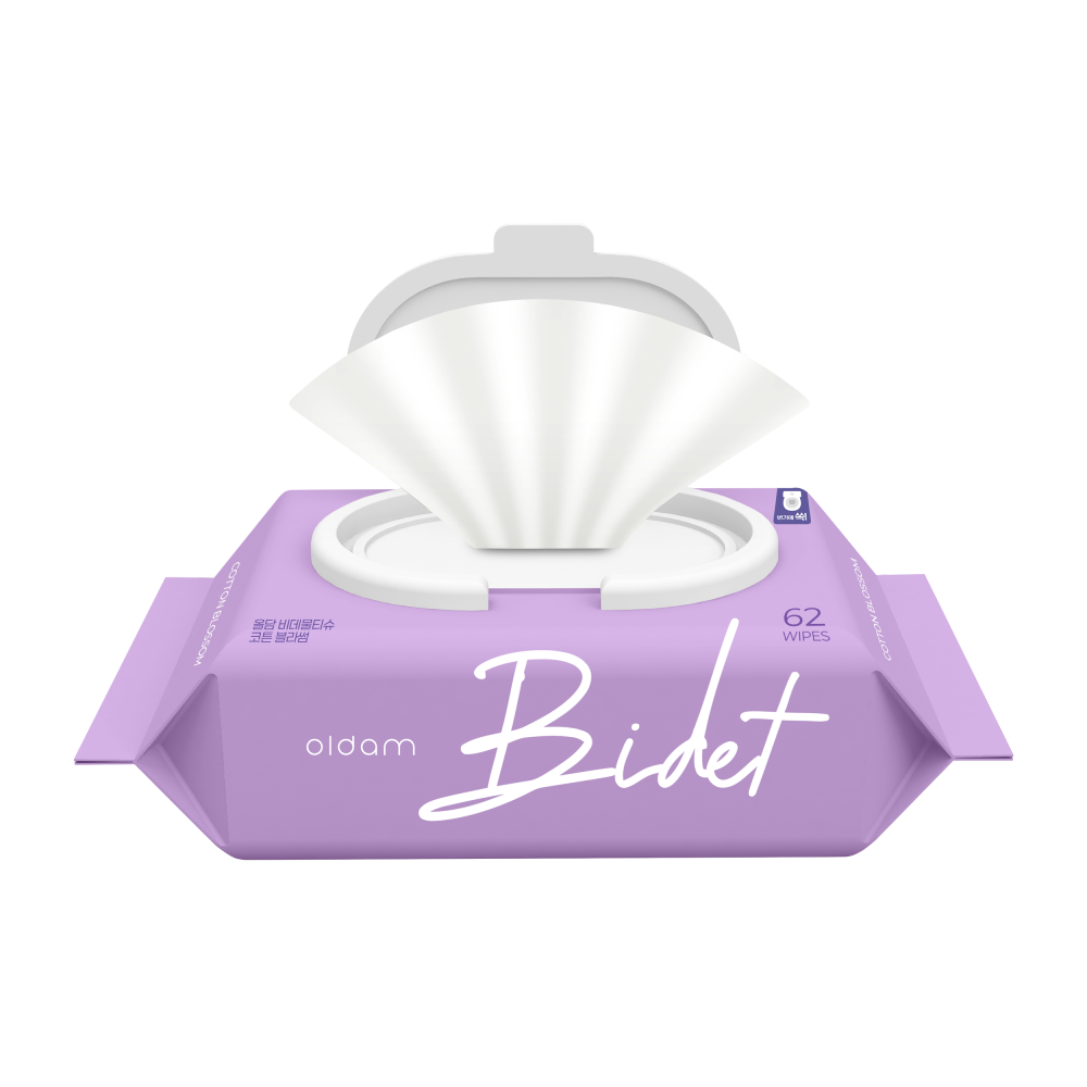 Oldam Flushable Bidet Cotton Blossom Wet Wipes