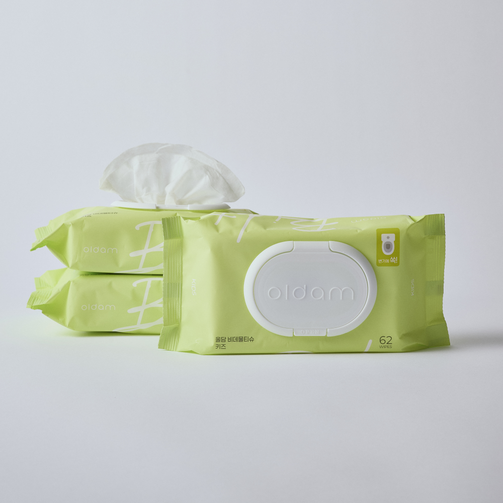 Oldam Flushable Bidet Kids Wet Wipes