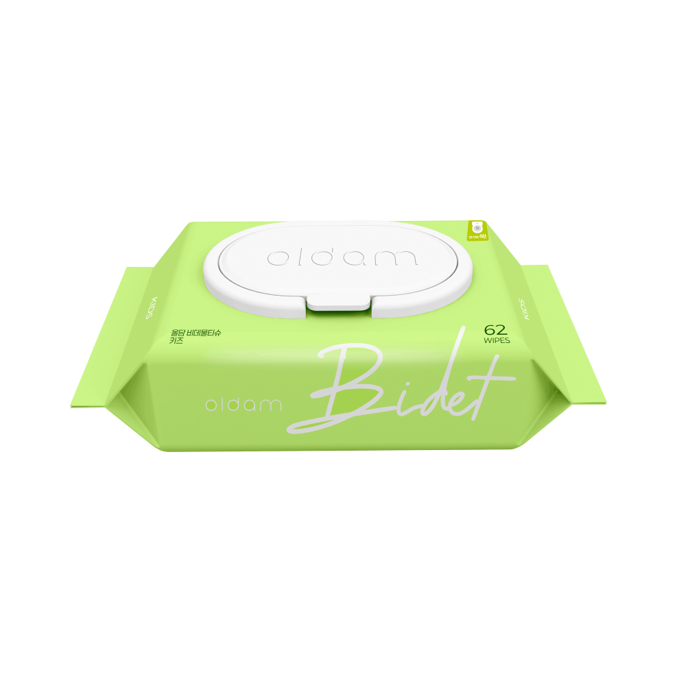 Oldam Flushable Bidet Kids Wet Wipes