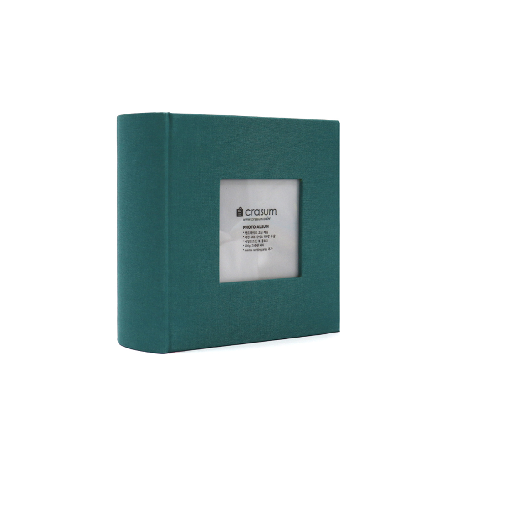 Fabric Frame Cover Photo Album 2UP, 4x6 200