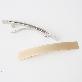detail image1 a square automatic hairpin - Matte Gold