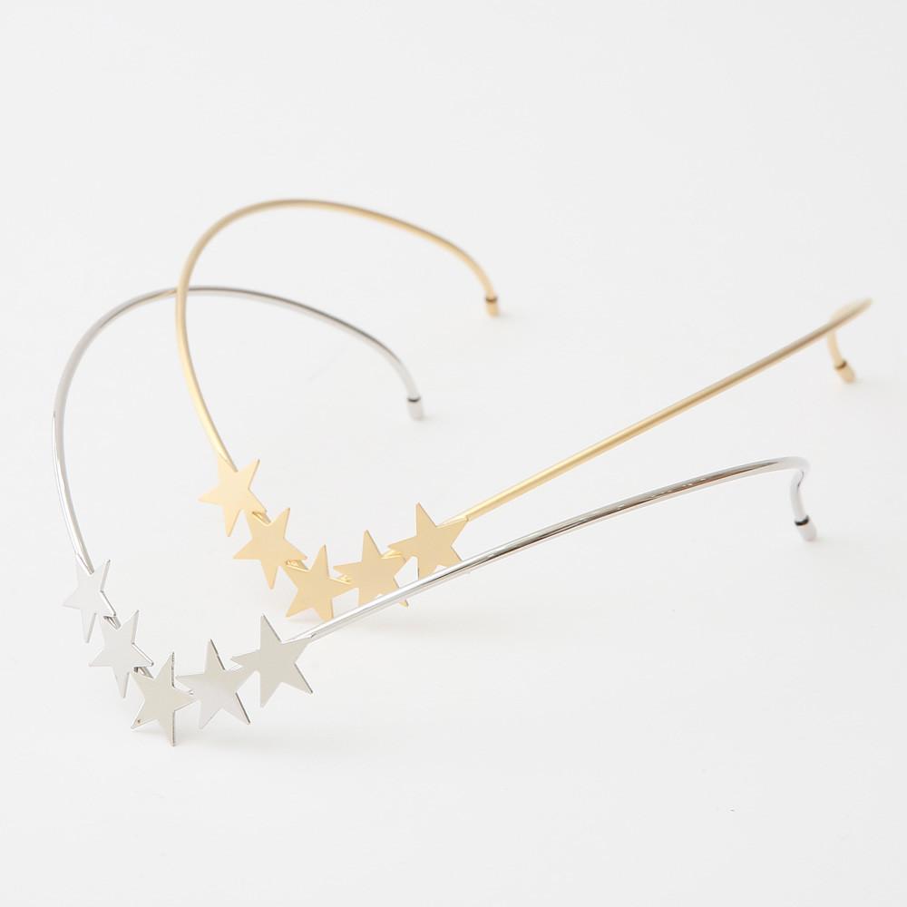 Star goddess back band  - Matte Silver