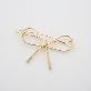 detail image2 Jinccecil ribbon hairpin -Matte Silver