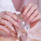 detail image3 Semi-curing Gel Nail Sticker - Love Rosy