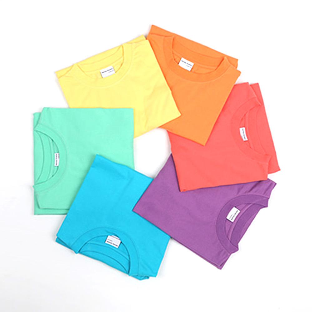 color T-shirt Black