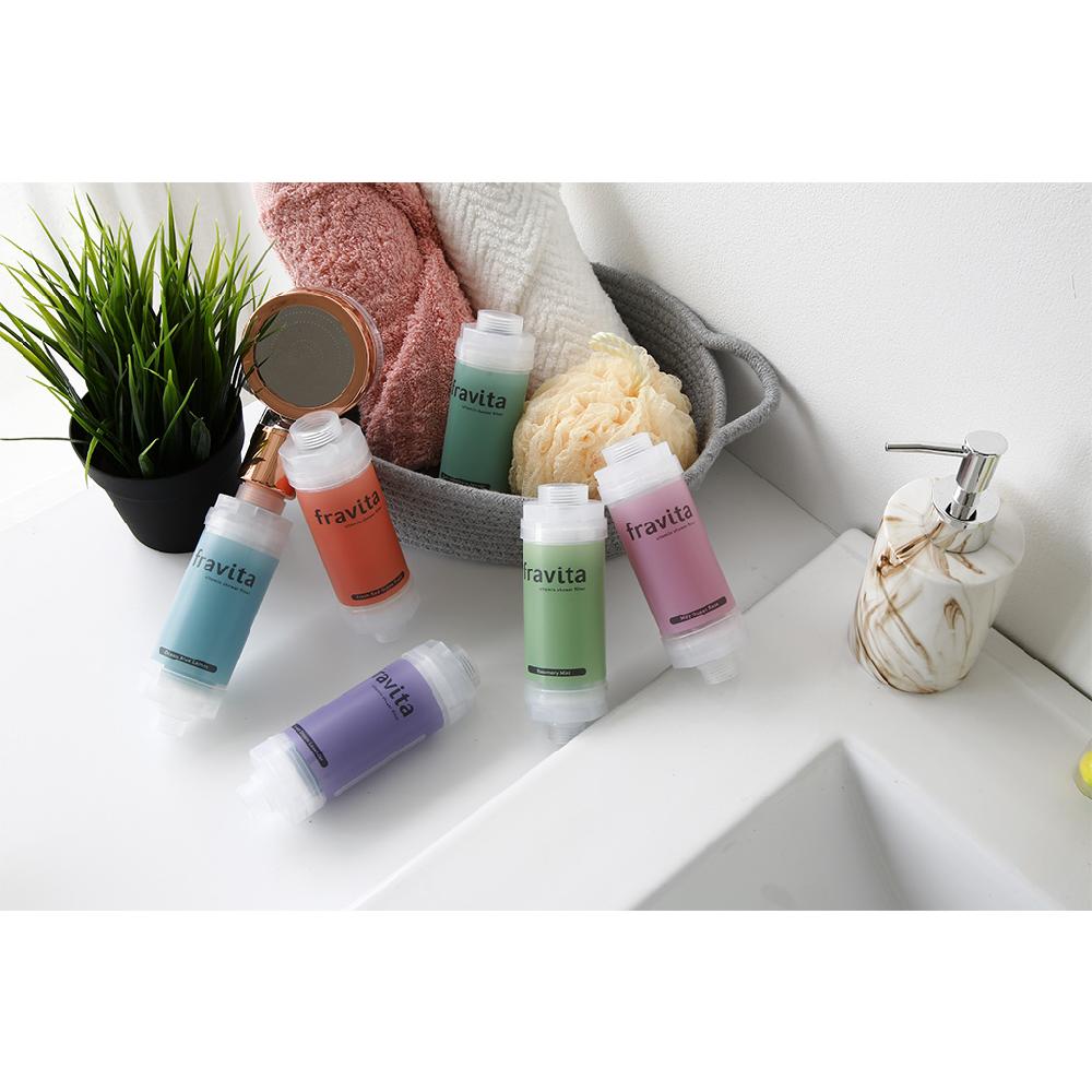 Fravita Vitamin Aroma Shower Filter #Pink Cherry Blossom