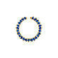 full image Solar Circle Sapphire Ring ( S925 )