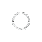 detail image2 Solar Circle White Ring ( S925 )