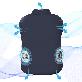 full image XYLO COOLING PEN VEST  JCX-1P