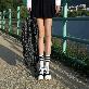 detail image1 5-Color 3-Stripe Cotton Athletic Socks