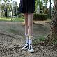 detail image3 5-Color 3-Stripe Cotton Athletic Socks