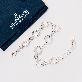 detail image1 2 Patterned Round Silver Bracelet (Dia-cut/Mint-patterned)
