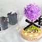 detail image4 LED purple glass dome mood light attractive color
