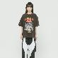 detail image1 VINTAGE WASHING D MALL T-shirts BLACK