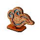 full image Korean Traditional Patterned Wooden Diffuser Holder / Clouds